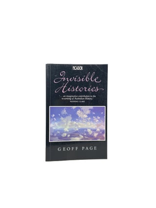Item #6668 Invisible Histories. Geoff PAGE